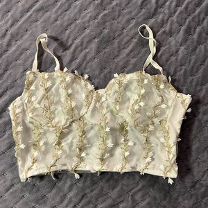 Sheer White Bralette